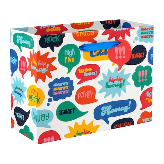 Medium Speech Bubbles Gift Bag by Celebrate It™
